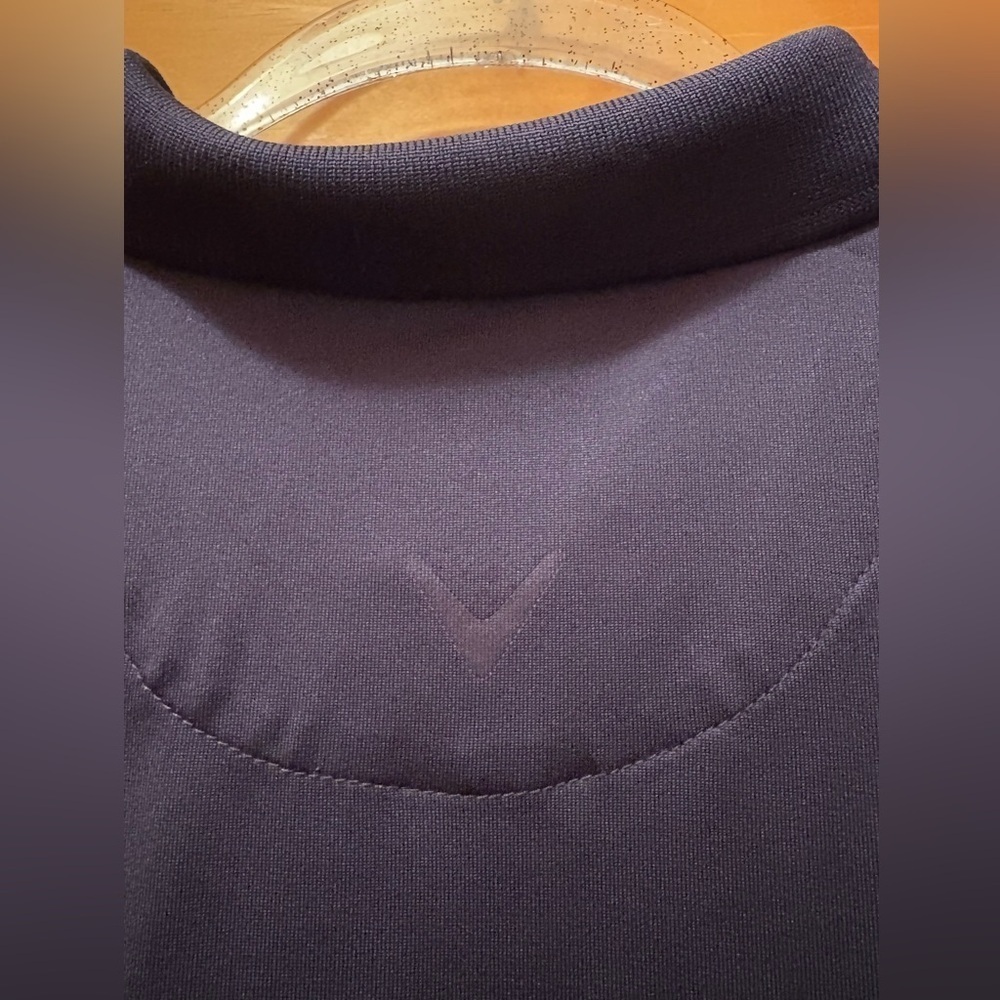 Callaway Men’s Golf Polo Opti•Dri Size Large Navy - Picture 6 of 8